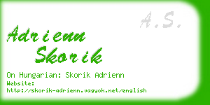adrienn skorik business card